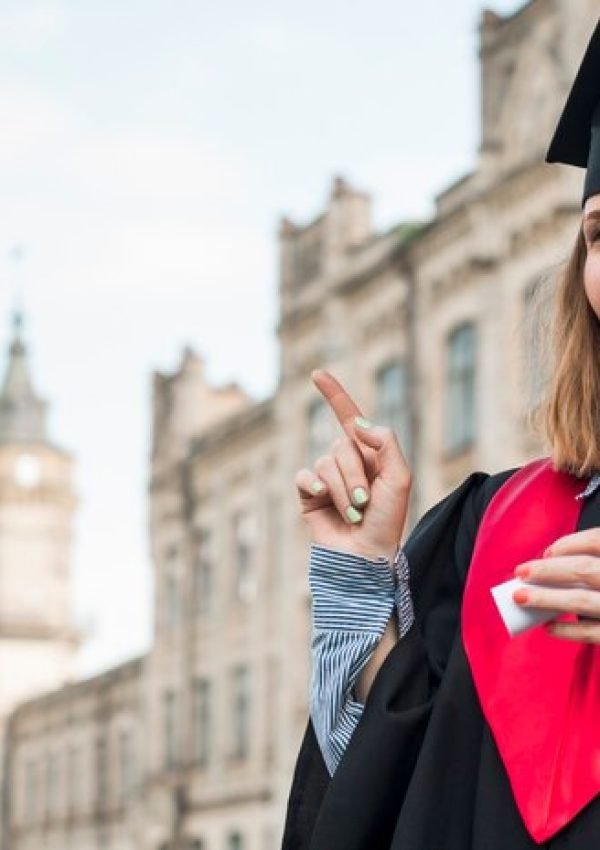 graduation concept with portrait happy girl 23 2148201880